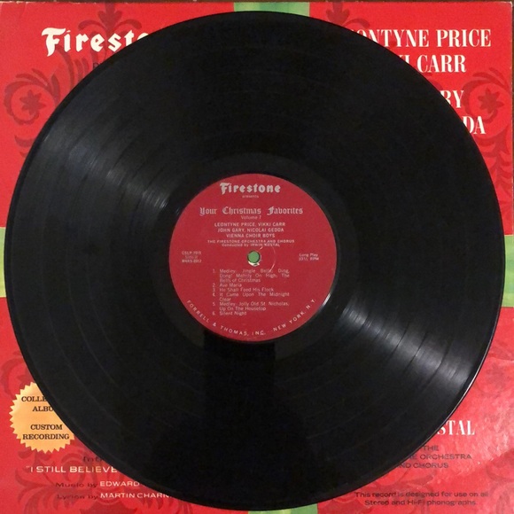Various Artists Firestone Your Christmas Favorites Vol. 7 Vinyl Lp '68 - Picture 5 of 6